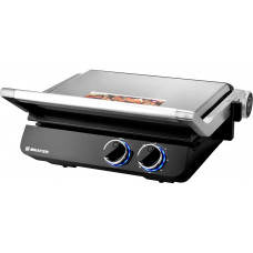 Электрогриль BRAYER BR2009  серебро/черный  [2000w /24,5*33см]